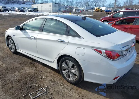 2015 Hyundai Sonata Hybrid Limited from USA, damaged, VIN KMHEC4A41FA124041